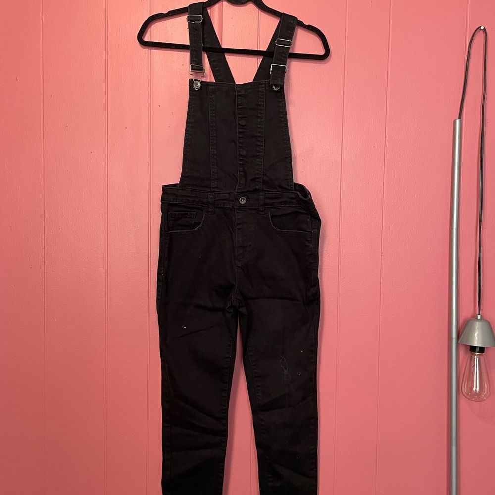 Black Denim Overall